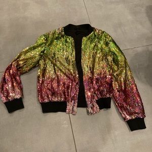 TOPSHOP BRIGHT COLOR Sequence jacket/ PARTY/EVENING JACKET !